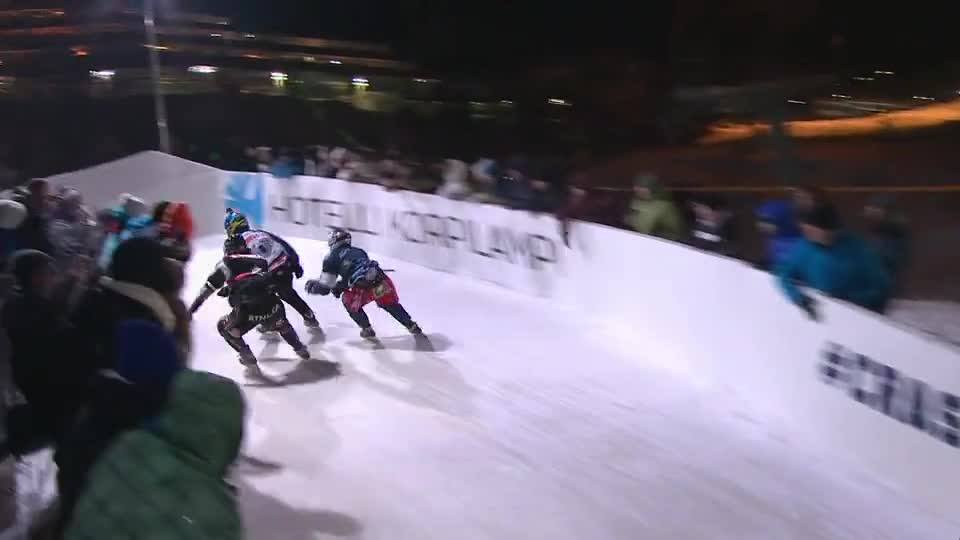 Final heat Red Bull Crashed Ice Helsinki